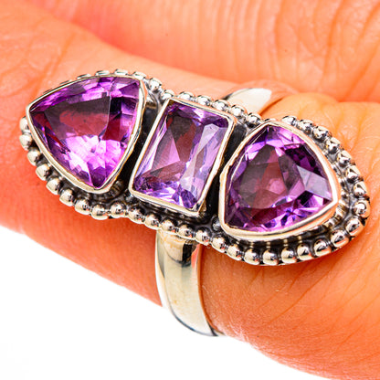 Amethyst Rings handcrafted by Ana Silver Co - RING102059