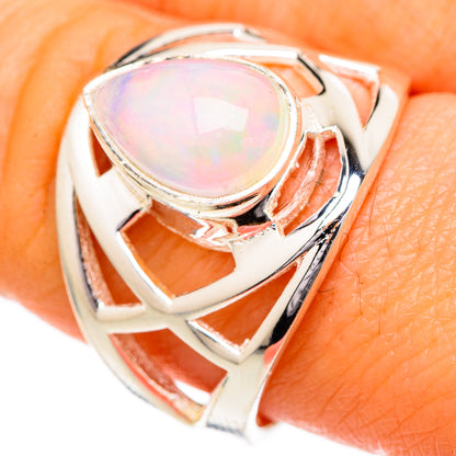 Ethiopian Opal Rings handcrafted by Ana Silver Co - RING102063