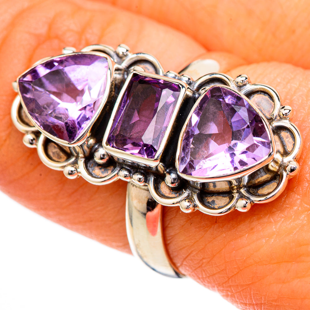 Amethyst Rings handcrafted by Ana Silver Co - RING102074