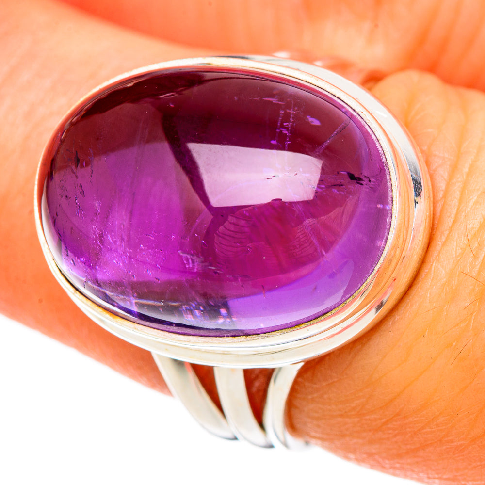 Amethyst Rings handcrafted by Ana Silver Co - RING102083