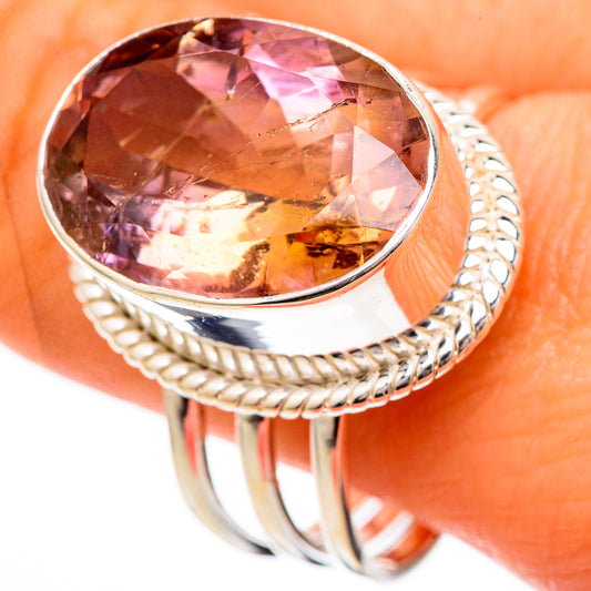 Ametrine Rings handcrafted by Ana Silver Co - RING102091