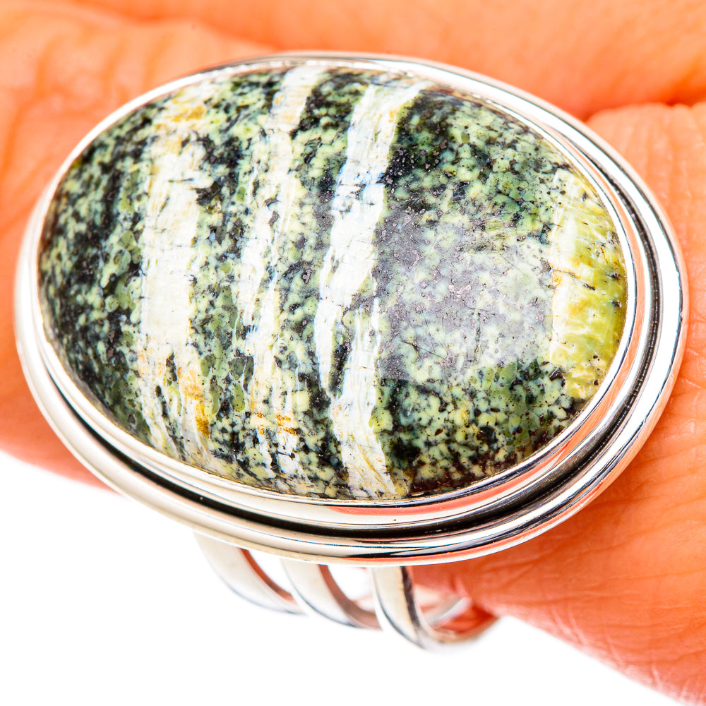 Lizard Jasper Rings handcrafted by Ana Silver Co - RING102110