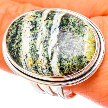 Lizard Jasper Rings handcrafted by Ana Silver Co - RING102110
