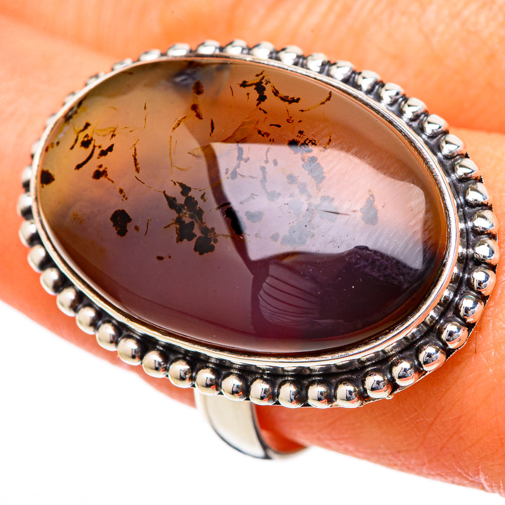 Montana Agate Rings handcrafted by Ana Silver Co - RING102112