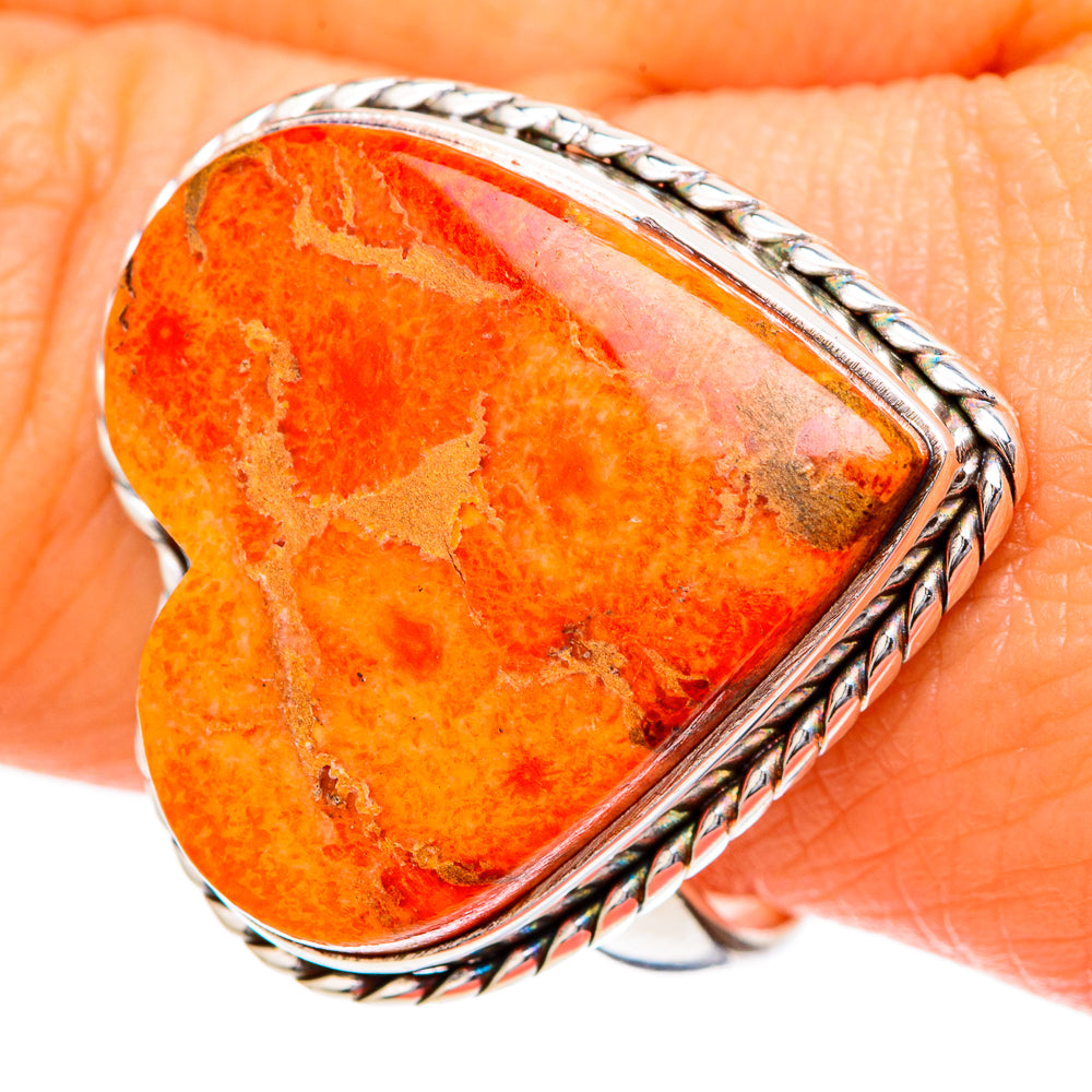 Sponge Coral Rings handcrafted by Ana Silver Co - RING102115