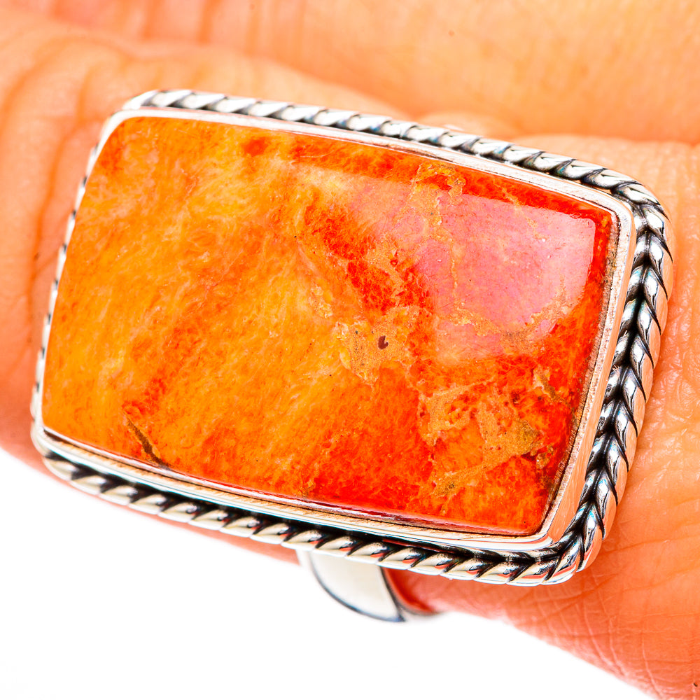 Sponge Coral Rings handcrafted by Ana Silver Co - RING102116