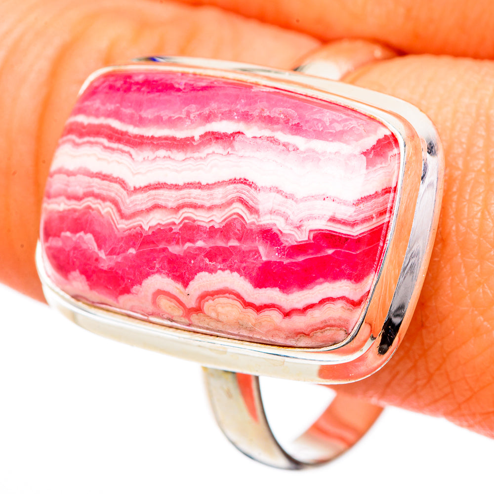 Rhodochrosite Rings handcrafted by Ana Silver Co - RING102118