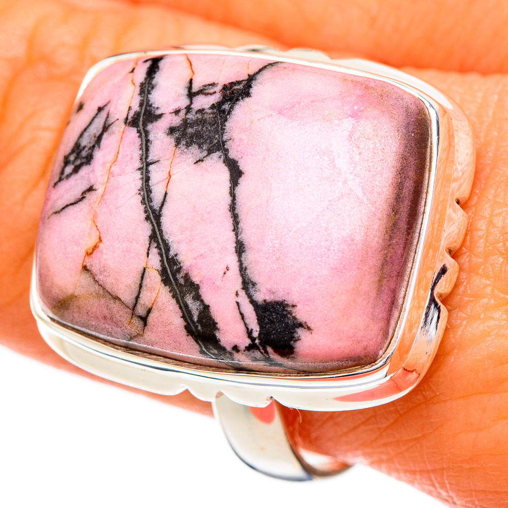 Rhodonite Rings handcrafted by Ana Silver Co - RING102120