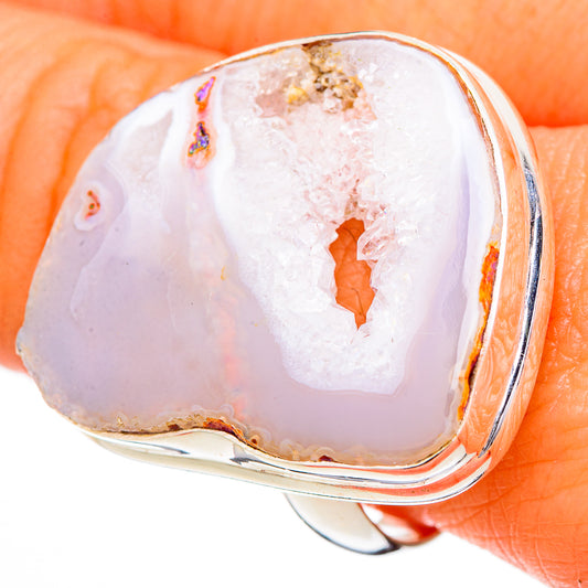 White Geode Slice Rings handcrafted by Ana Silver Co - RING102129