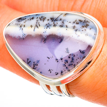 Dendritic Opal Rings handcrafted by Ana Silver Co - RING102131