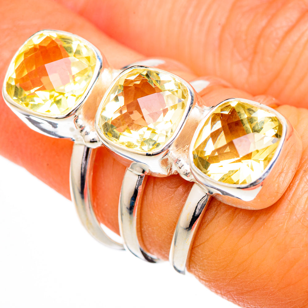 Citrine Rings handcrafted by Ana Silver Co - RING102135