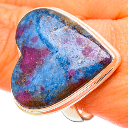 Ruby Fuchsite Rings handcrafted by Ana Silver Co - RING102145