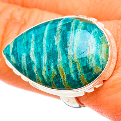 Amazonite Rings handcrafted by Ana Silver Co - RING102146