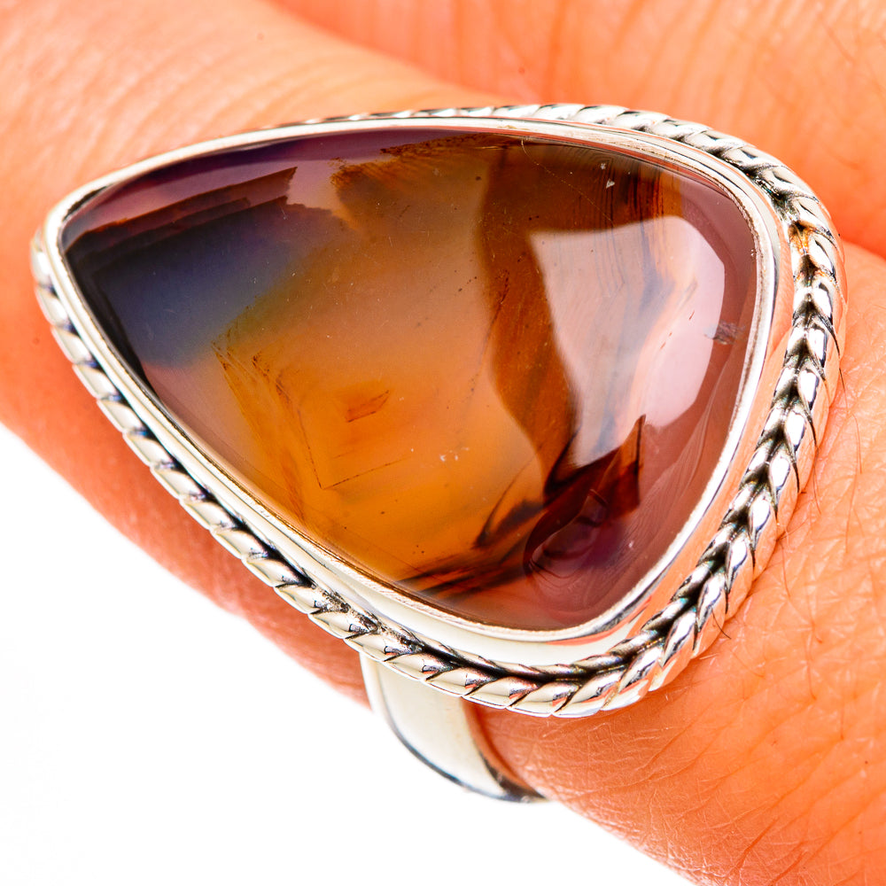 Montana Agate Rings handcrafted by Ana Silver Co - RING102150