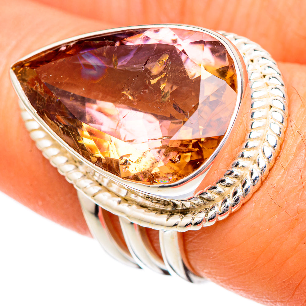 Ametrine Rings handcrafted by Ana Silver Co - RING102153