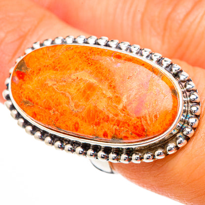Sponge Coral Rings handcrafted by Ana Silver Co - RING102155