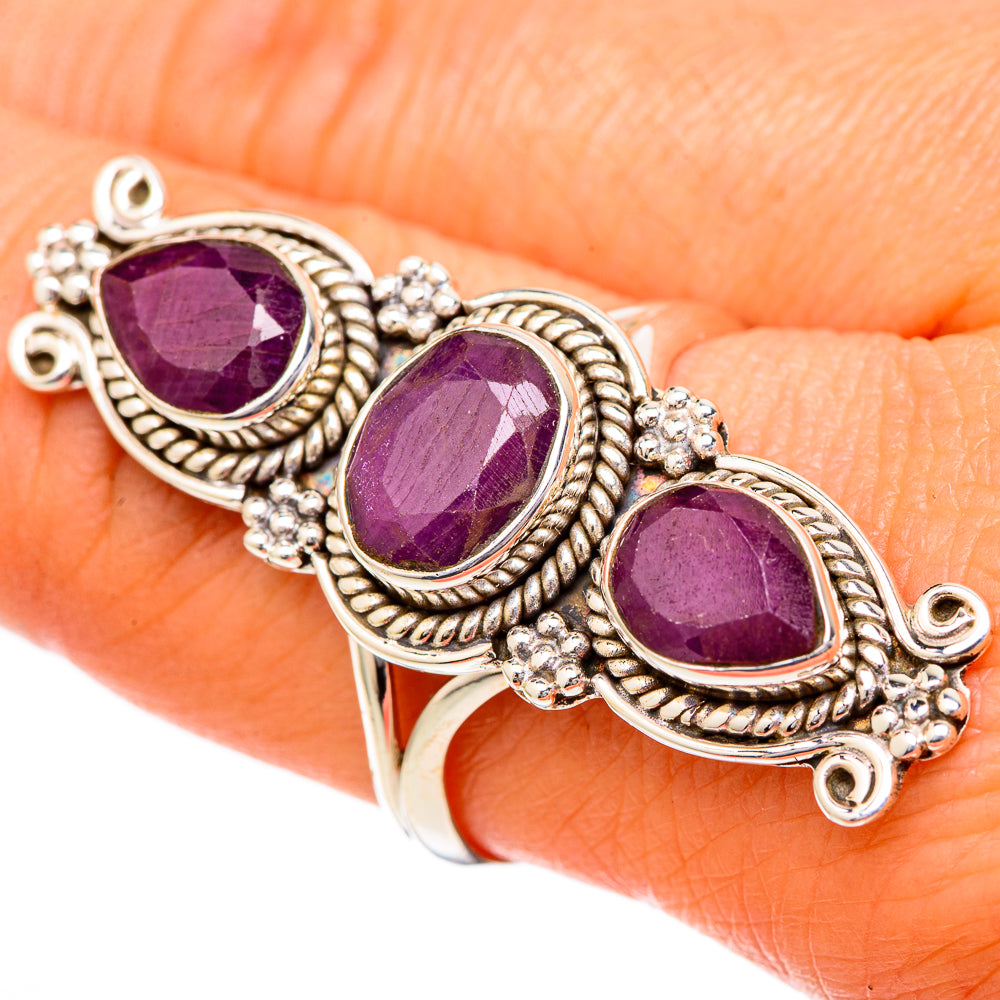 Ruby Rings handcrafted by Ana Silver Co - RING102156