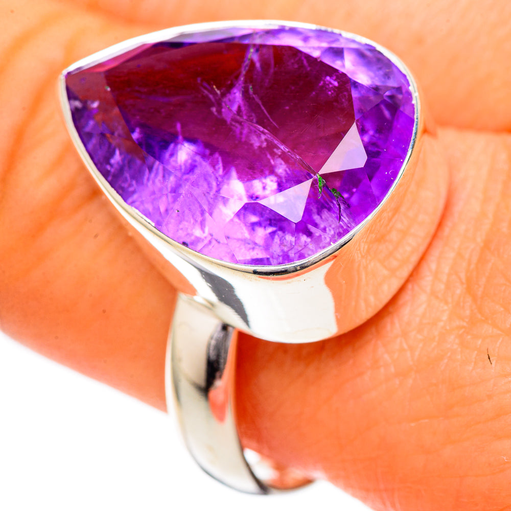 Amethyst Rings handcrafted by Ana Silver Co - RING102163