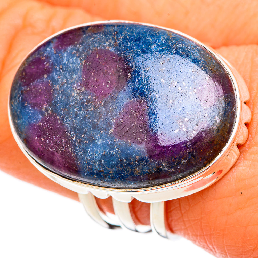 Ruby Fuchsite Rings handcrafted by Ana Silver Co - RING102175