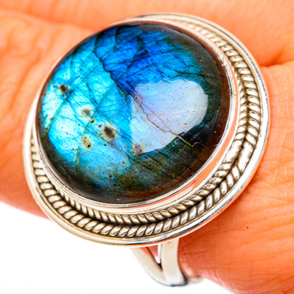 Labradorite Rings handcrafted by Ana Silver Co - RING102183