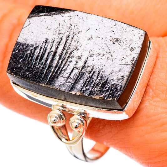Shungite Rings handcrafted by Ana Silver Co - RING102205