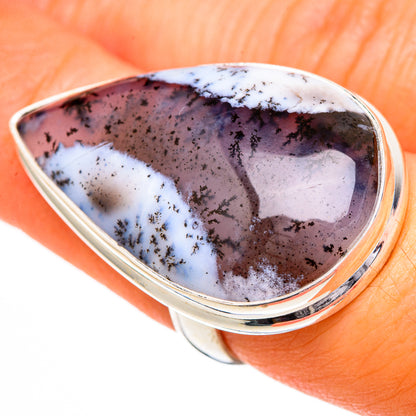 Dendritic Opal Rings handcrafted by Ana Silver Co - RING102207