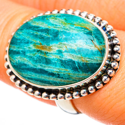 Amazonite Rings handcrafted by Ana Silver Co - RING102225