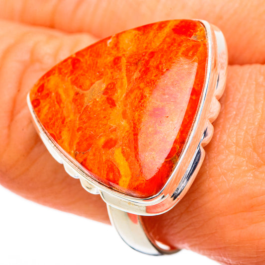 Sponge Coral Rings handcrafted by Ana Silver Co - RING102230
