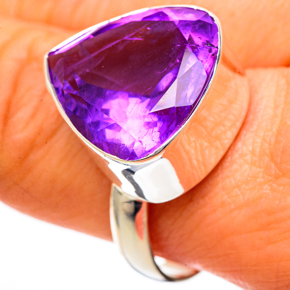 Amethyst Rings handcrafted by Ana Silver Co - RING102235