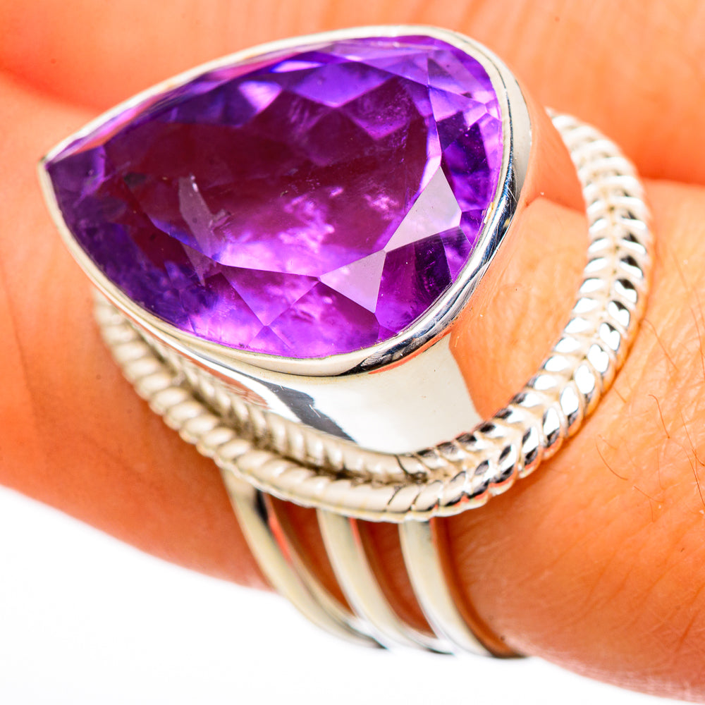 Amethyst Rings handcrafted by Ana Silver Co - RING102237