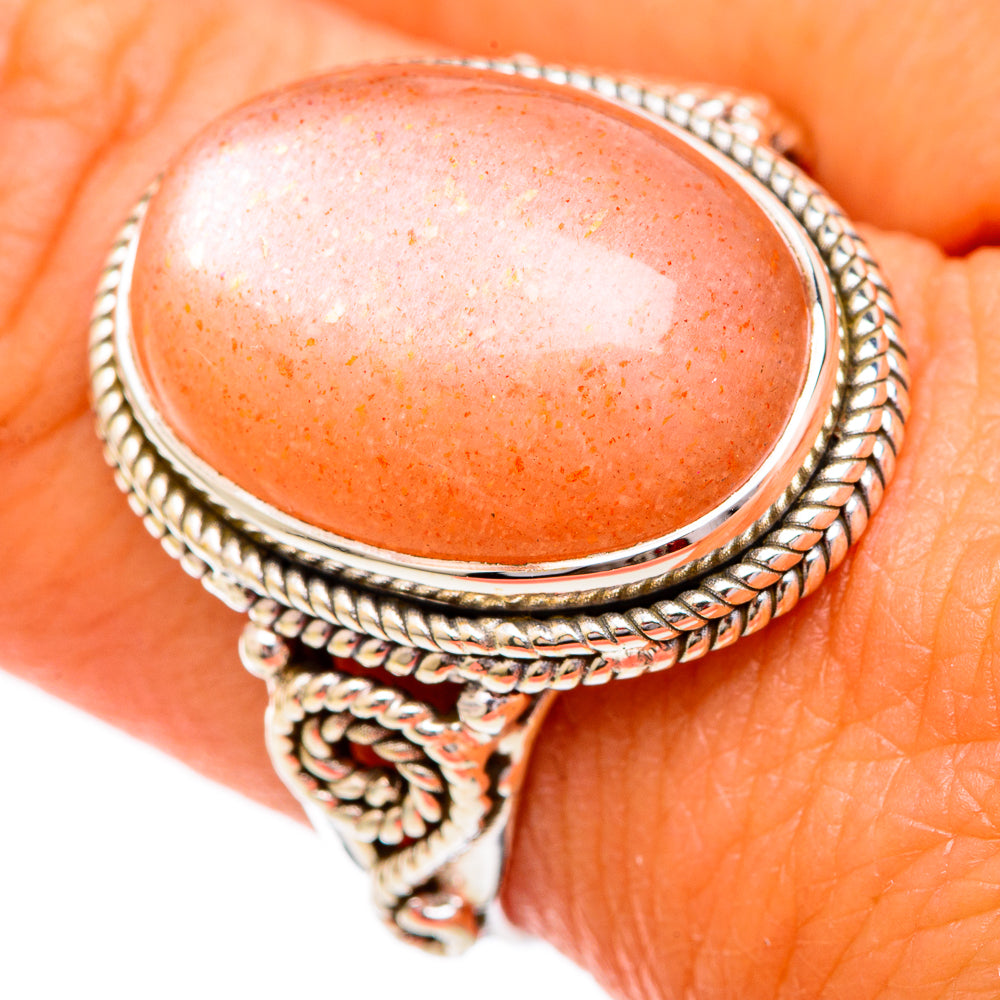 Sunstone Rings handcrafted by Ana Silver Co - RING102249