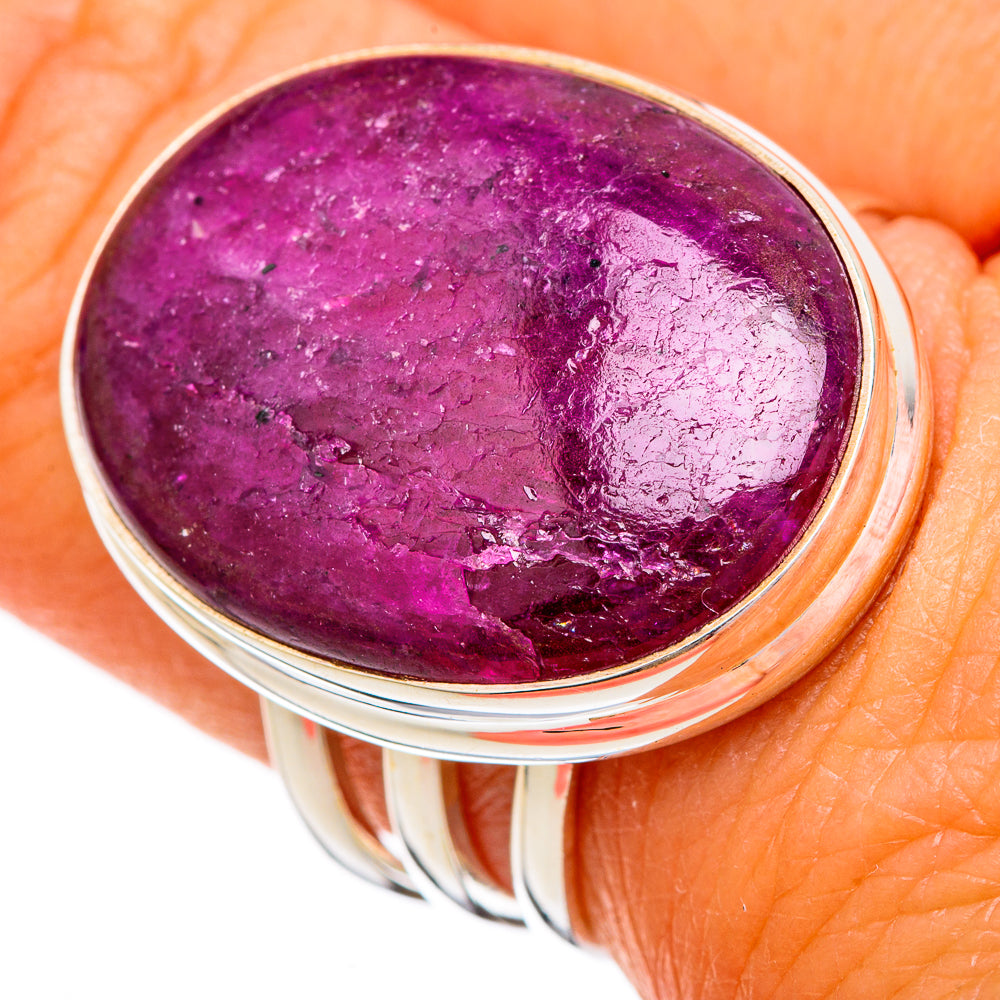 Ruby Fuchsite Rings handcrafted by Ana Silver Co - RING102251