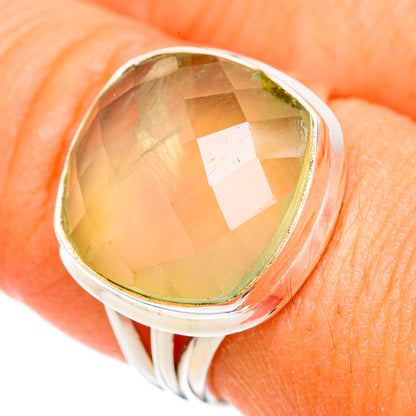Prehnite Rings handcrafted by Ana Silver Co - RING102274