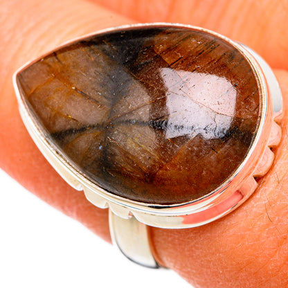 Chiastolite Rings handcrafted by Ana Silver Co - RING102334