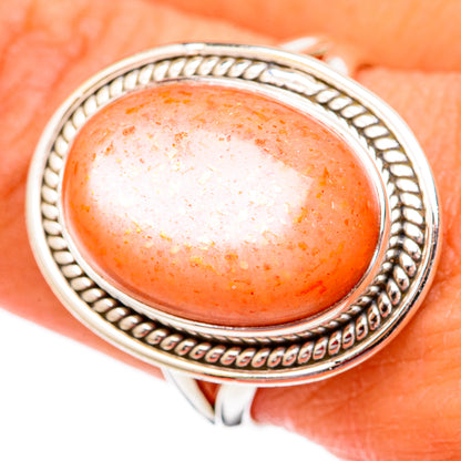 Sunstone Rings handcrafted by Ana Silver Co - RING102336