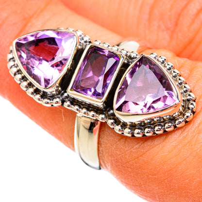 Amethyst Rings handcrafted by Ana Silver Co - RING102338