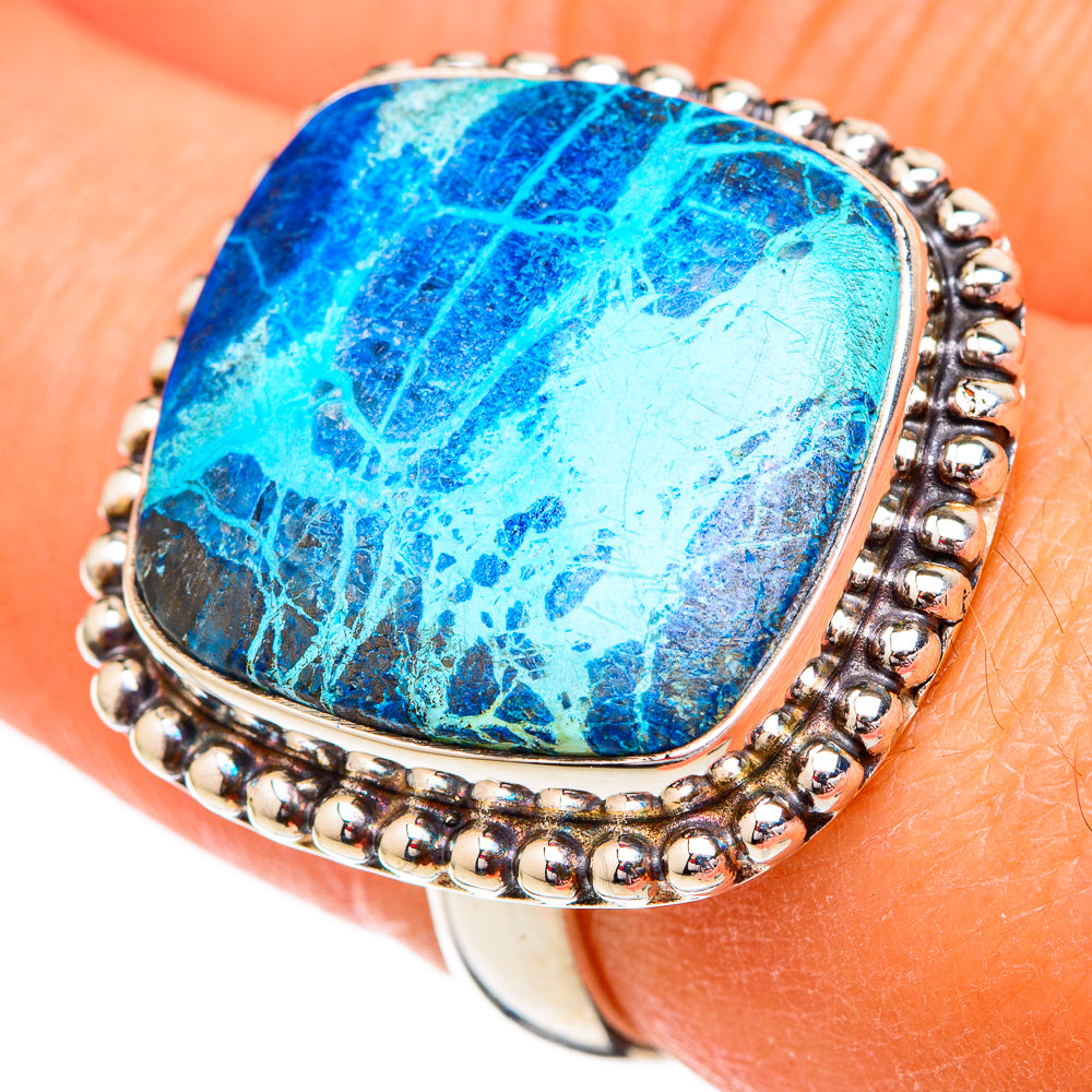 Shattuckite Rings handcrafted by Ana Silver Co - RING102351