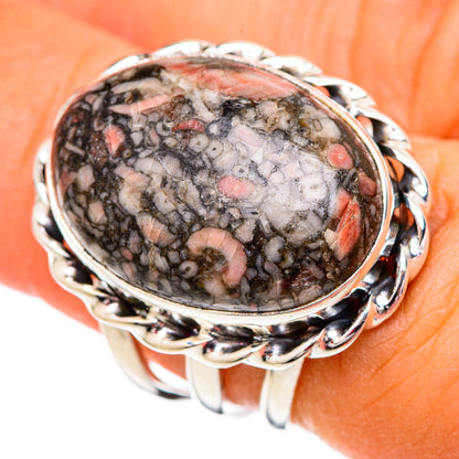 Crinoid Fossil Rings handcrafted by Ana Silver Co - RING102355
