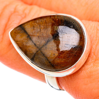 Chiastolite Rings handcrafted by Ana Silver Co - RING102356