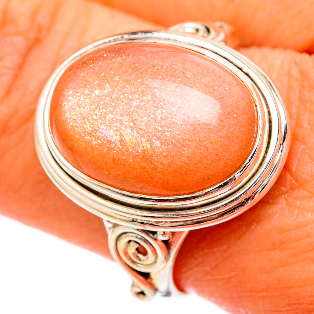 Sunstone Rings handcrafted by Ana Silver Co - RING102358