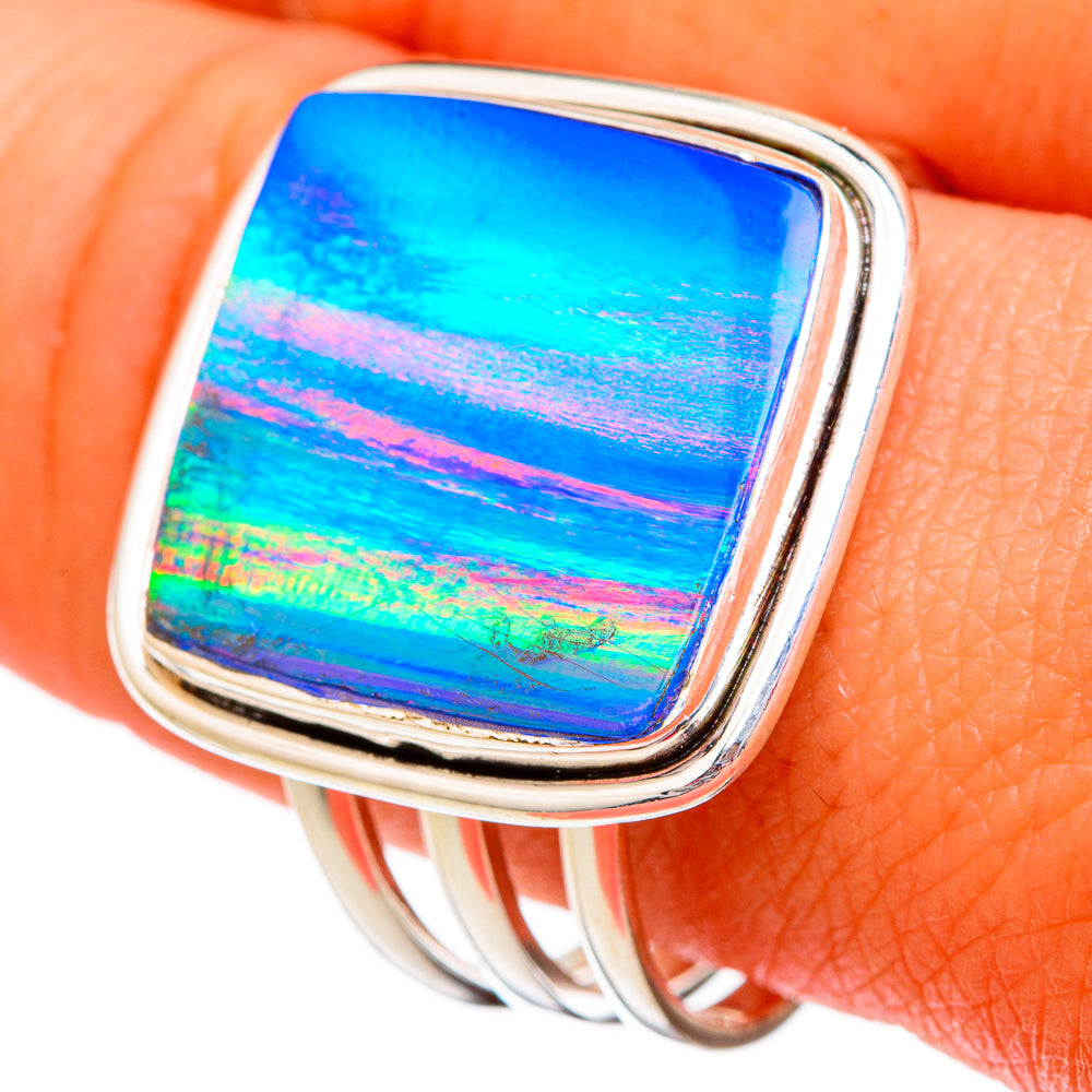 Aura Opal Rings handcrafted by Ana Silver Co - RING102366