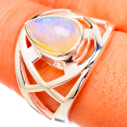 Ethiopian Opal Rings handcrafted by Ana Silver Co - RING102367