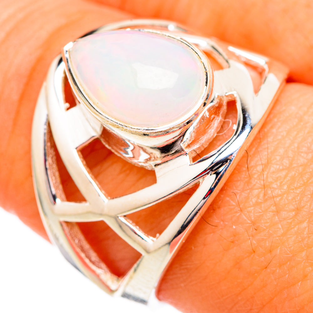 Ethiopian Opal Rings handcrafted by Ana Silver Co - RING102384