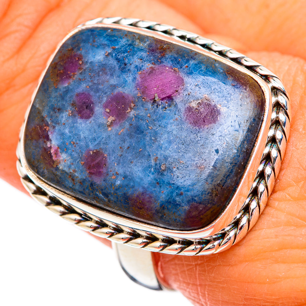 Ruby Fuchsite Rings handcrafted by Ana Silver Co - RING102387