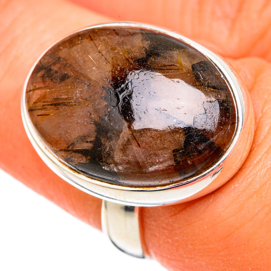 Chiastolite Rings handcrafted by Ana Silver Co - RING102392