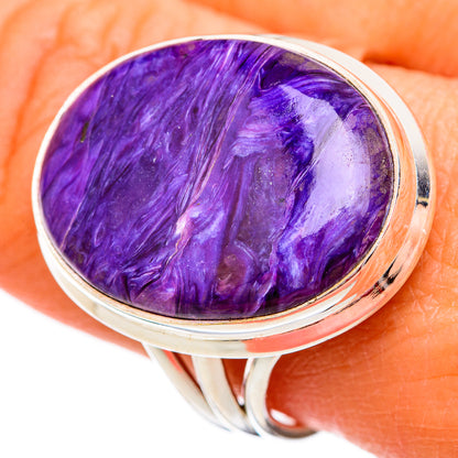 Charoite Rings handcrafted by Ana Silver Co - RING102396