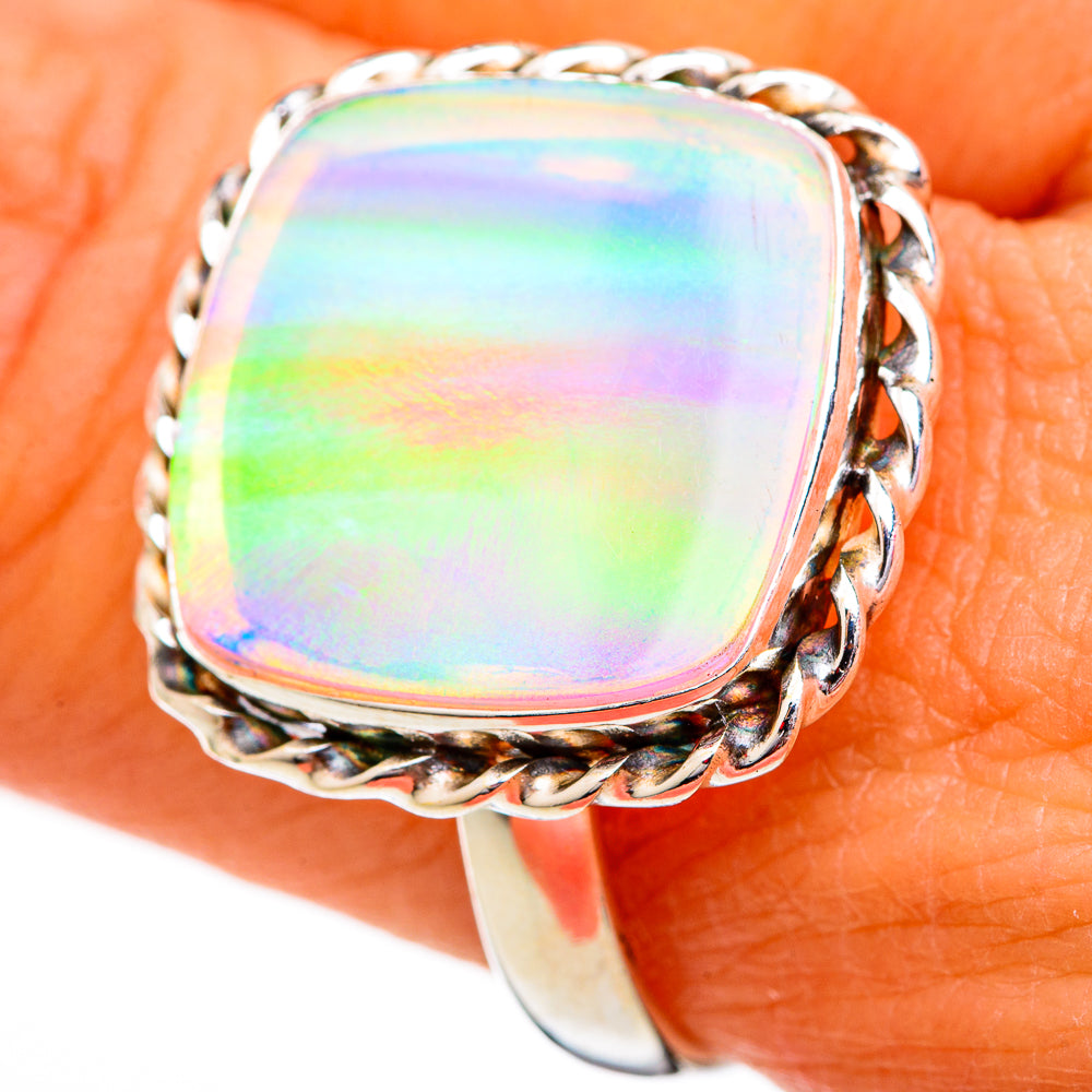 Aura Opal Rings handcrafted by Ana Silver Co - RING102405