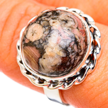 Crinoid Fossil Rings handcrafted by Ana Silver Co - RING102412