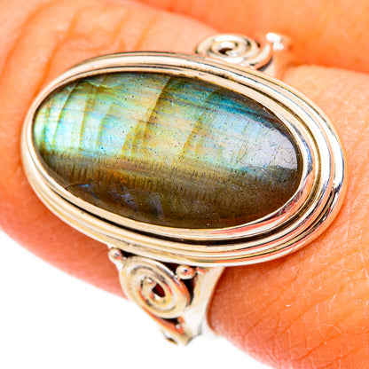 Labradorite Rings handcrafted by Ana Silver Co - RING102443