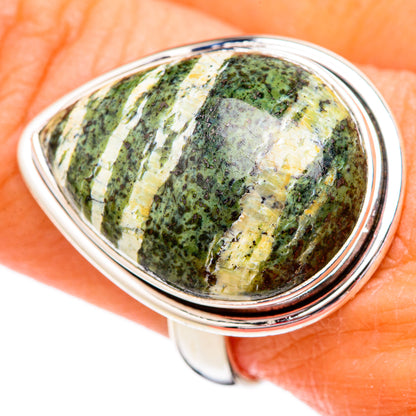 Lizard Jasper Rings handcrafted by Ana Silver Co - RING102448